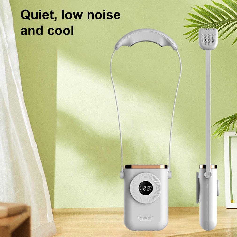 Lumora™ 2-in-1 Wearable Neck Fan with Semiconductor Cooling