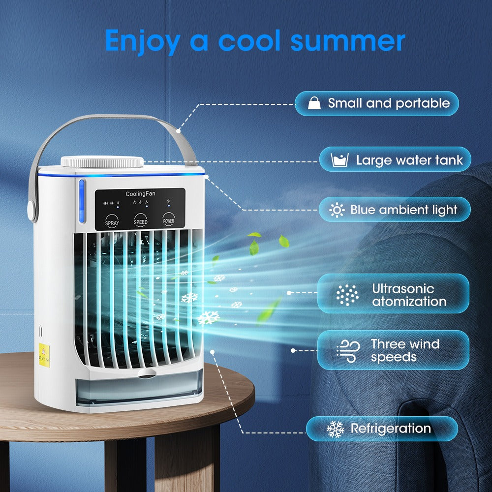 Lumora™ Portable Air Cooler Fan with Humidifier