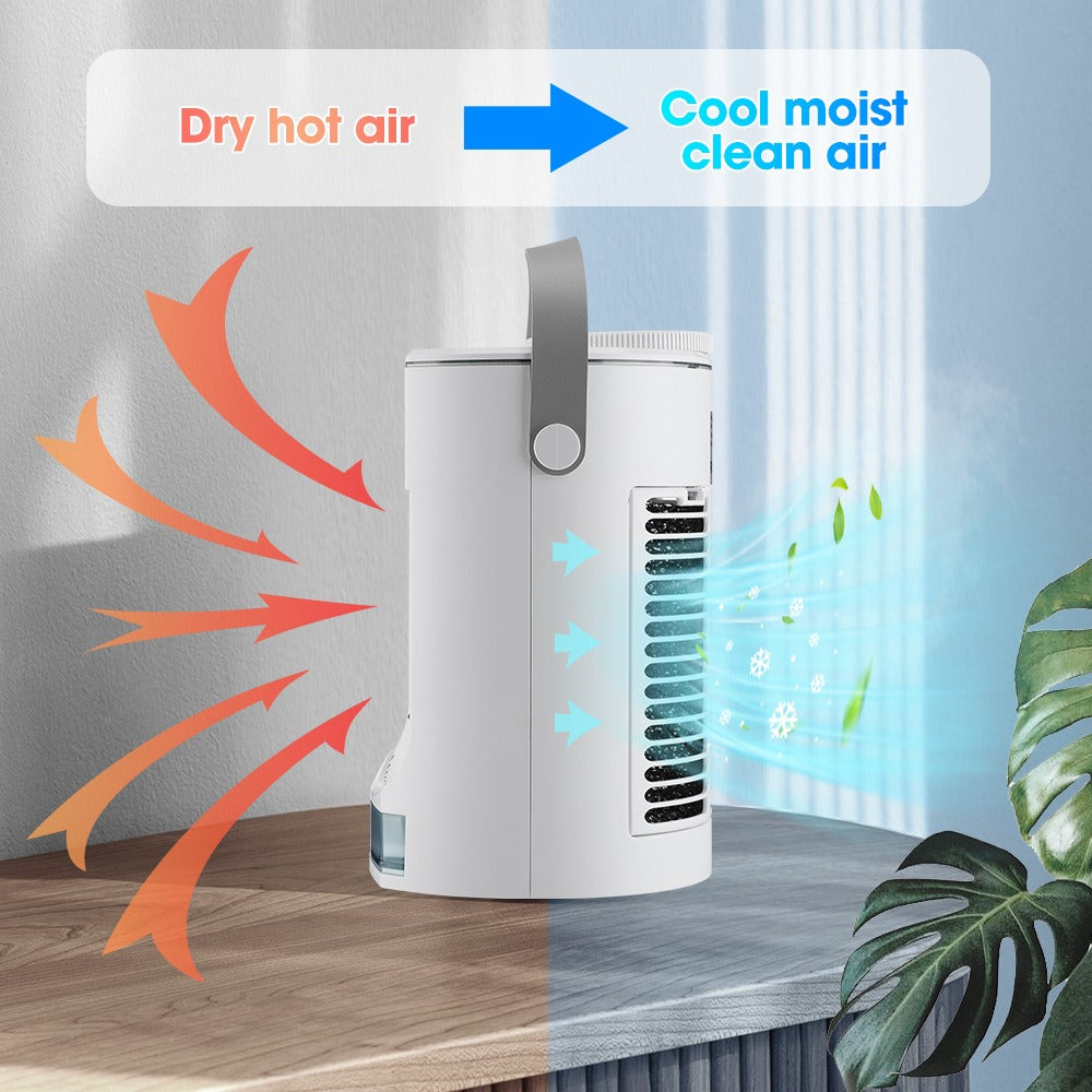 Lumora™ Portable Air Cooler Fan with Humidifier