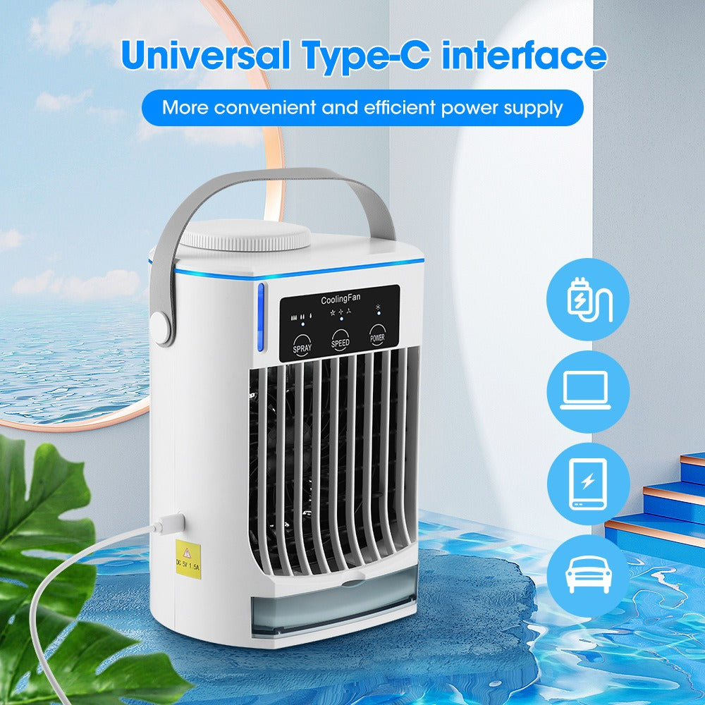 Lumora™ Portable Air Cooler Fan with Humidifier